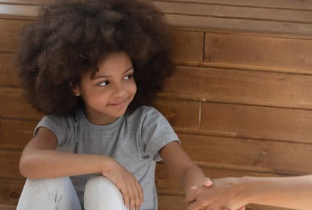 Stock photo of smiling child.