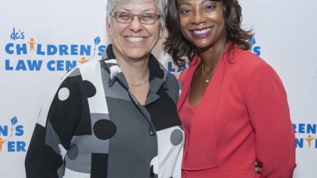 Children's Law Center's Judith Sandalow wiht Karen M. Dale, Market President