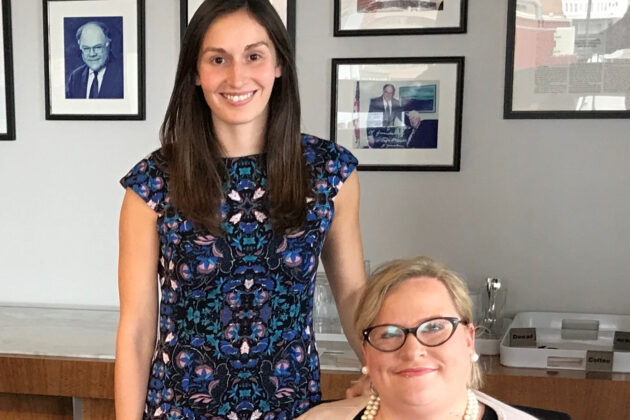 Photo of Amanda McGinn and Megan Greer.