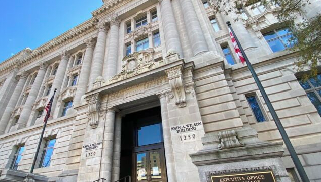Front of the John A. Wilson Building